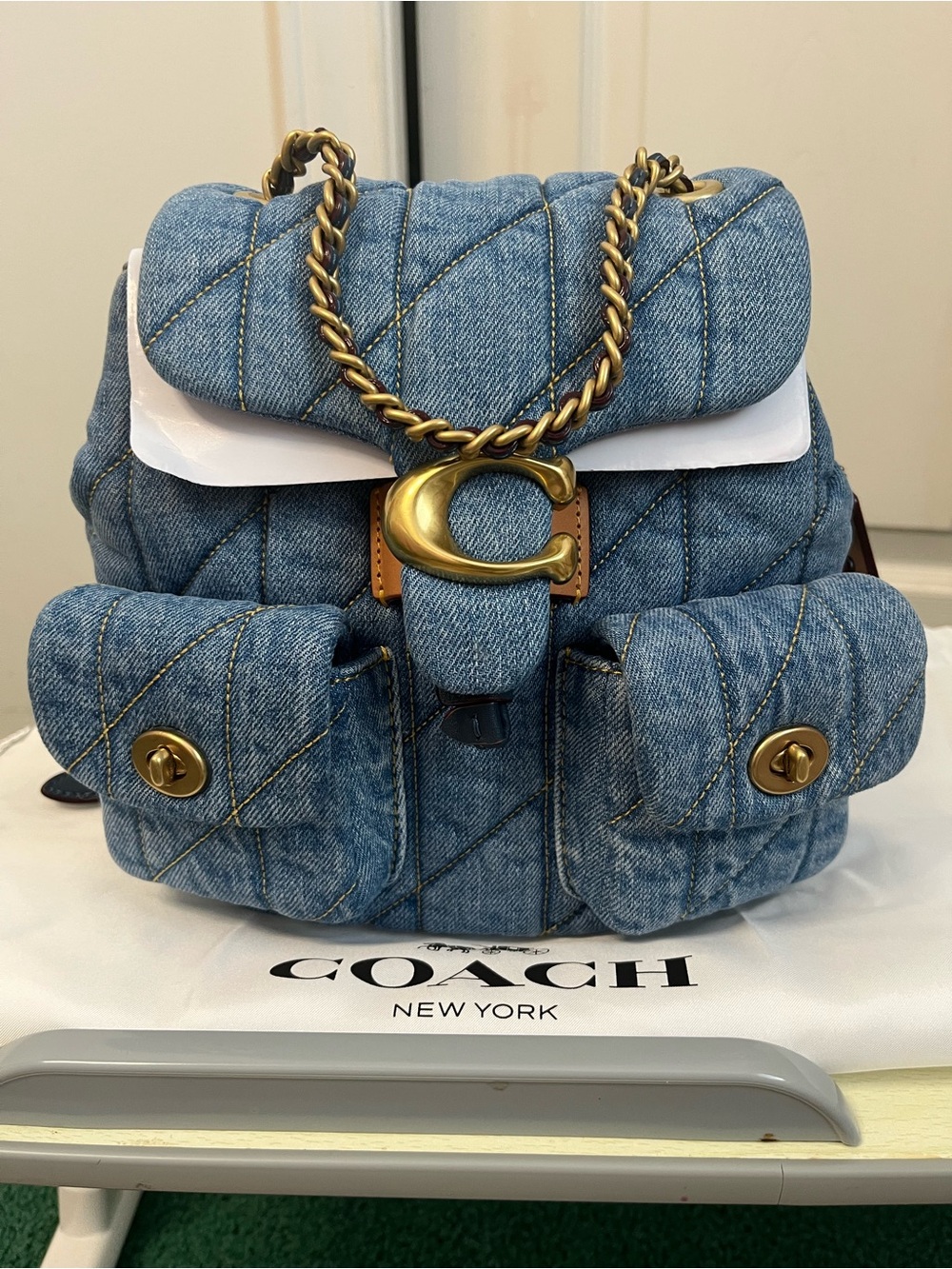 Coach Quilted Tabby Backpack